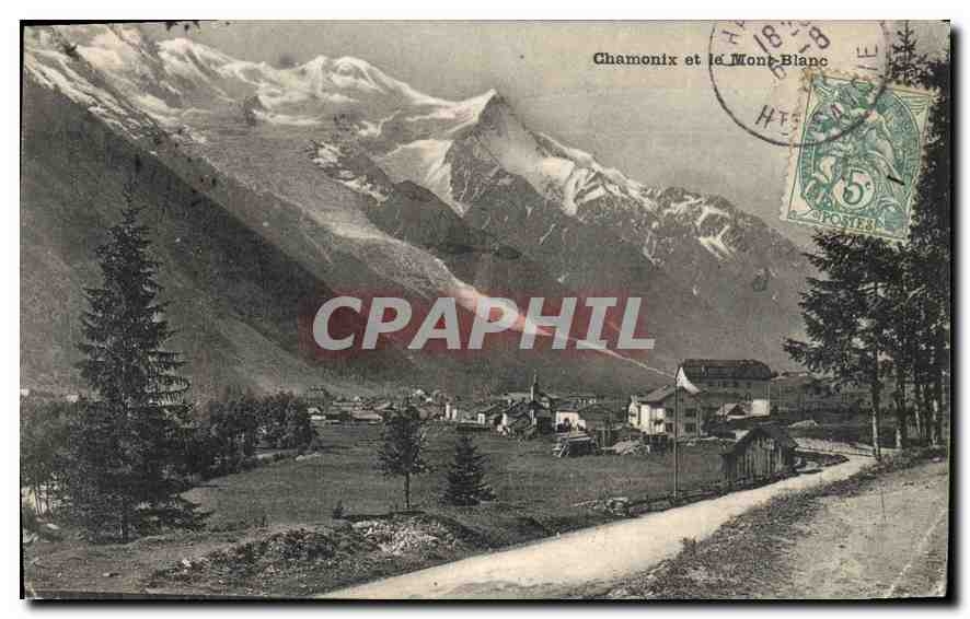CPA Chamonix et le Mont Blanc