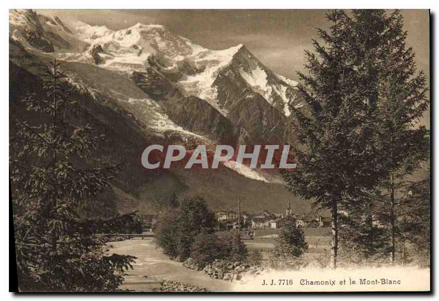 CPA Chamonix et le Mont Blanc
