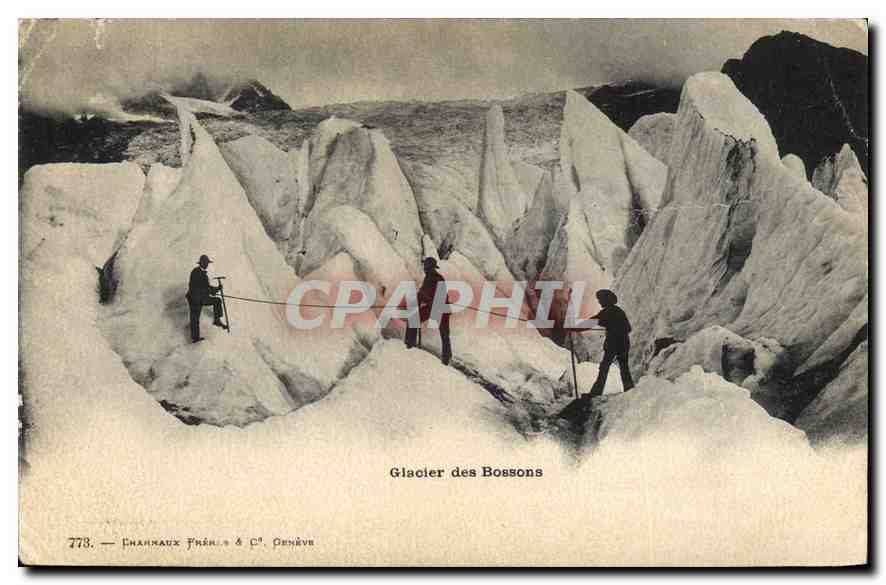 CPA Chamonix Glacier des Bossons
