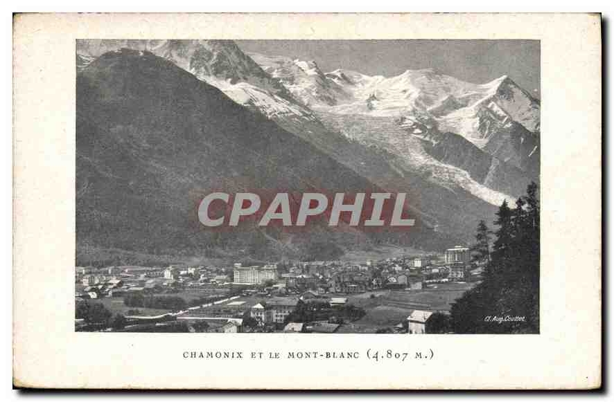 CPA Chamonix et le Mont Blanc (4807 m)