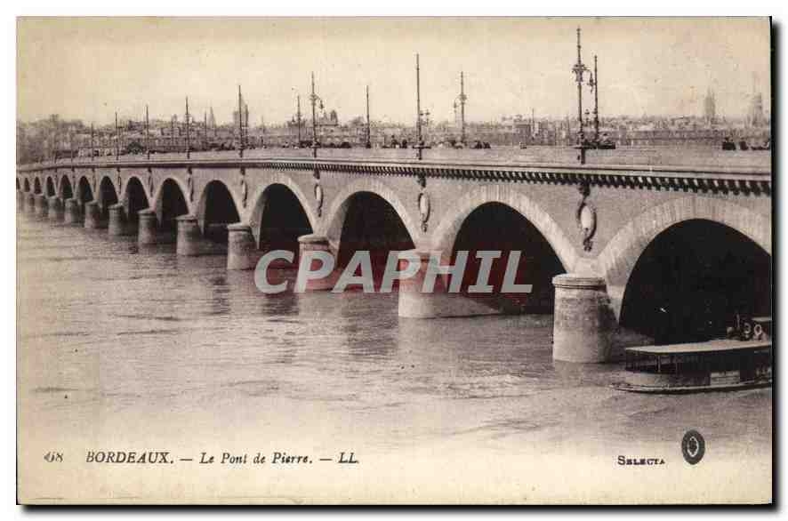 CPA Bordeaux Le Pont de Pierre