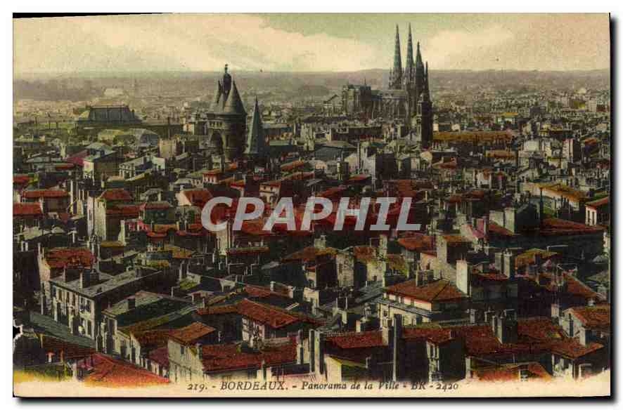 CPA Bordeaux Panorama de la ville