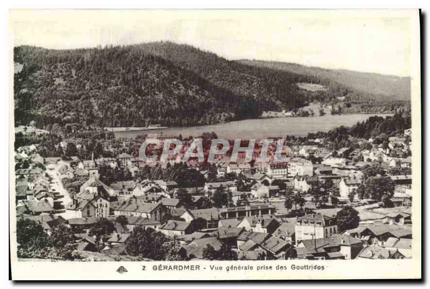 CPA Gerardmer Vue generale prise des Gouttridos