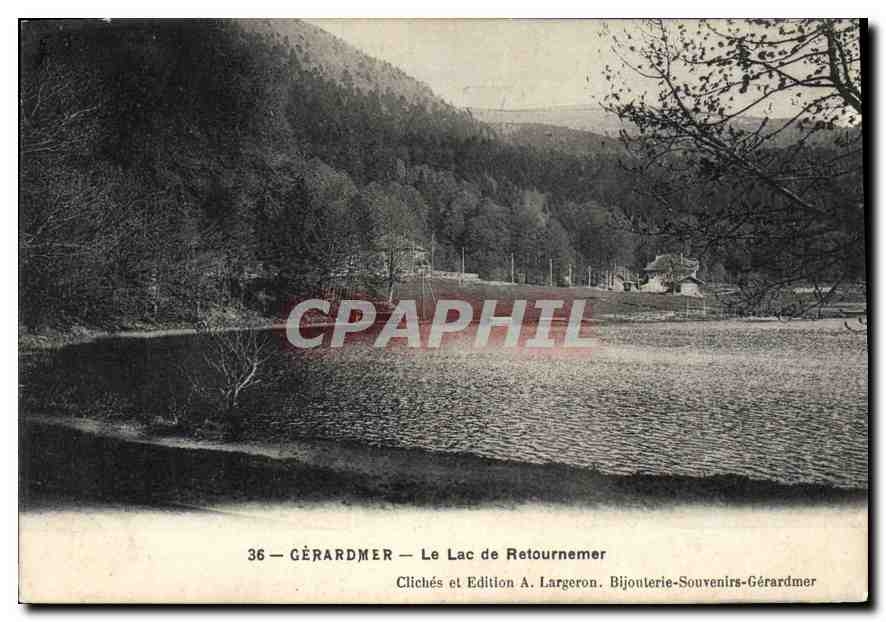 CPA Gerardmer Le Lac de Retournemer
