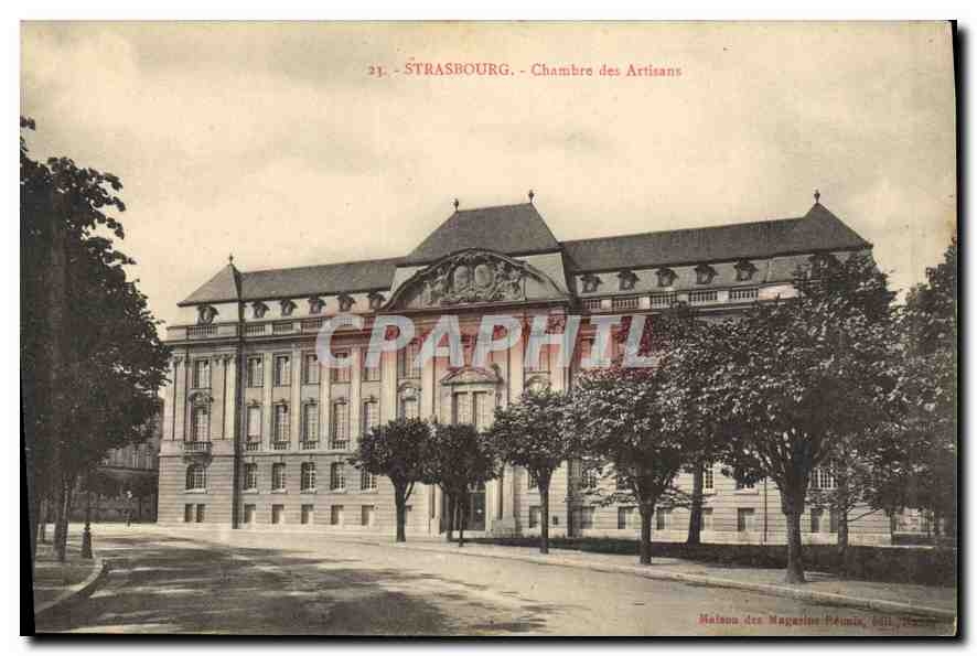 CPA Strasbourg Chambre des Artisans