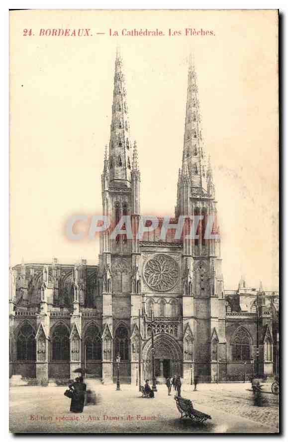 CPA Bordeaux La Cathedrale les Fleches