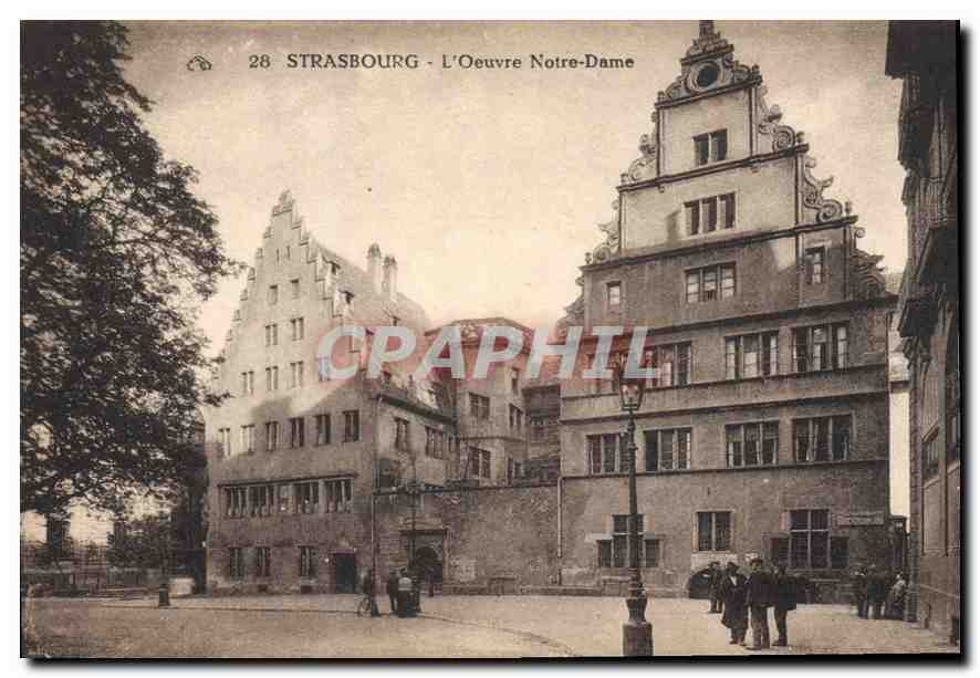 CPA Strasbourg L'Oeuvre Notre Dame