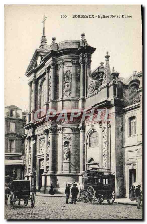 CPA Bordeaux Eglise Notre Dame