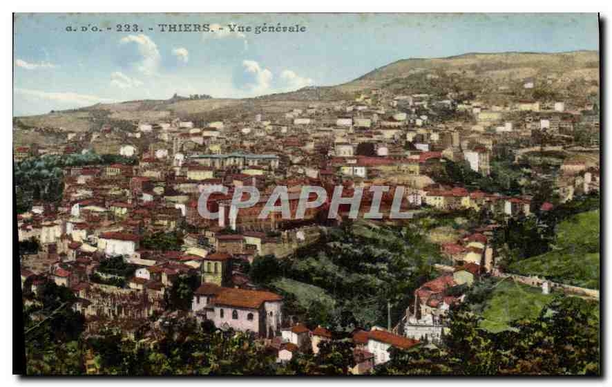 CPA Thiers Vue generale