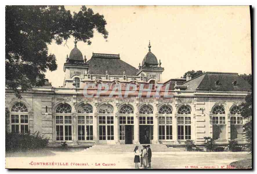CPA Contrexeville (Vosques) Le Casino