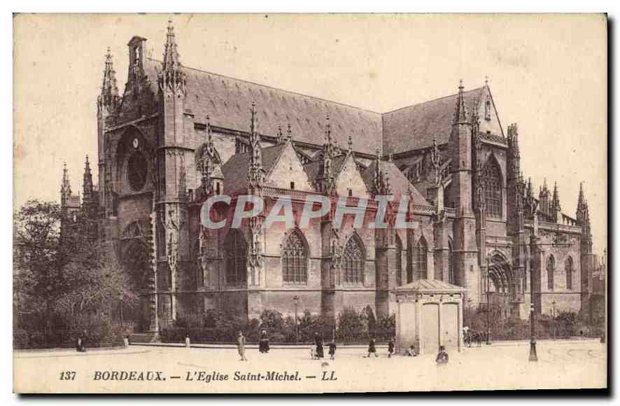 CPA Bordeaux L'Eglise Saint Michel