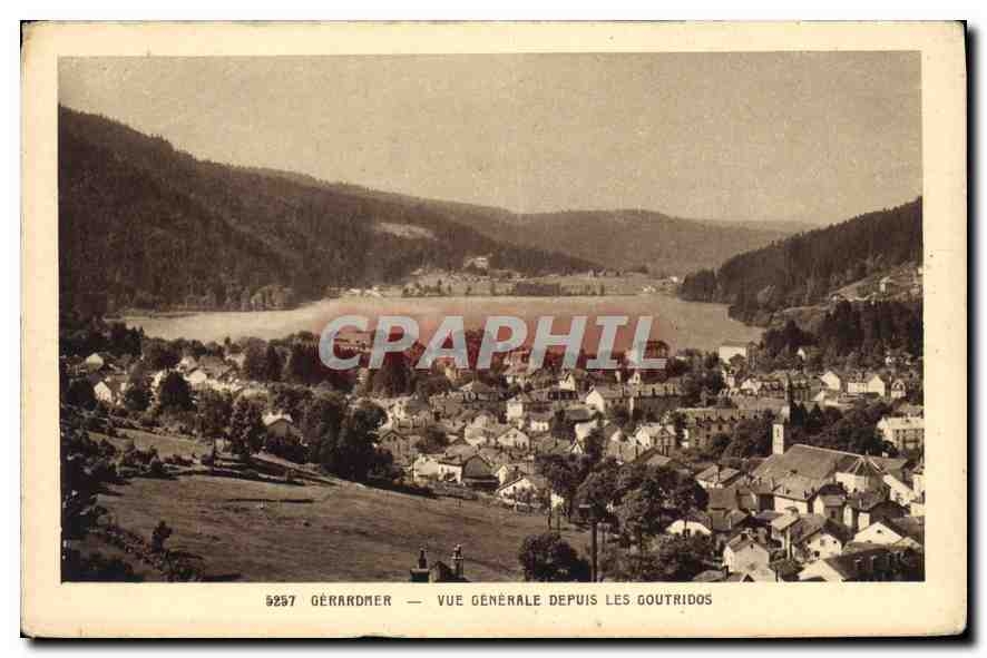 CPA Gerardmer Vue generale depuis les Goutridos