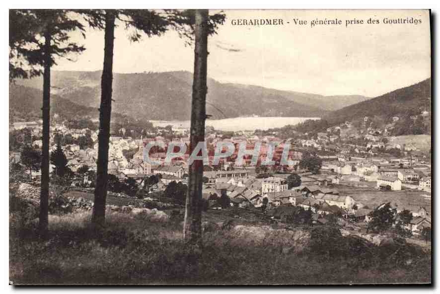 CPA Gerardmer Vue generale prise des Gouttridos