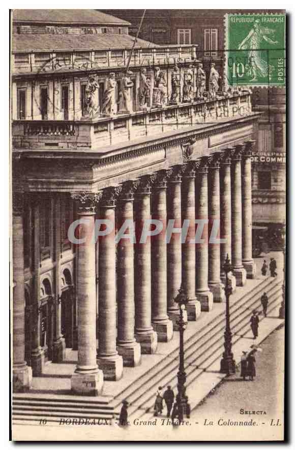 CPA Bordeaux Grand Theatre La Colonnade