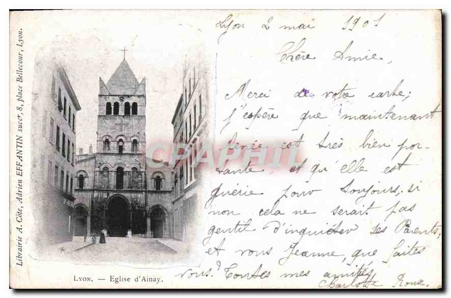 CPA Lyon Eglise d'Ainay