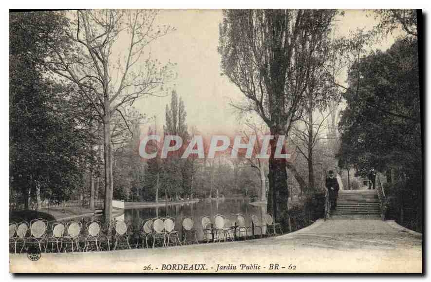 CPA Bordeaux Jardin Public