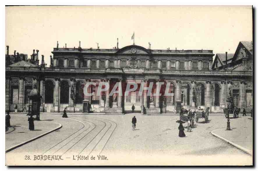 CPA Bordeaux L'Hotel de Ville