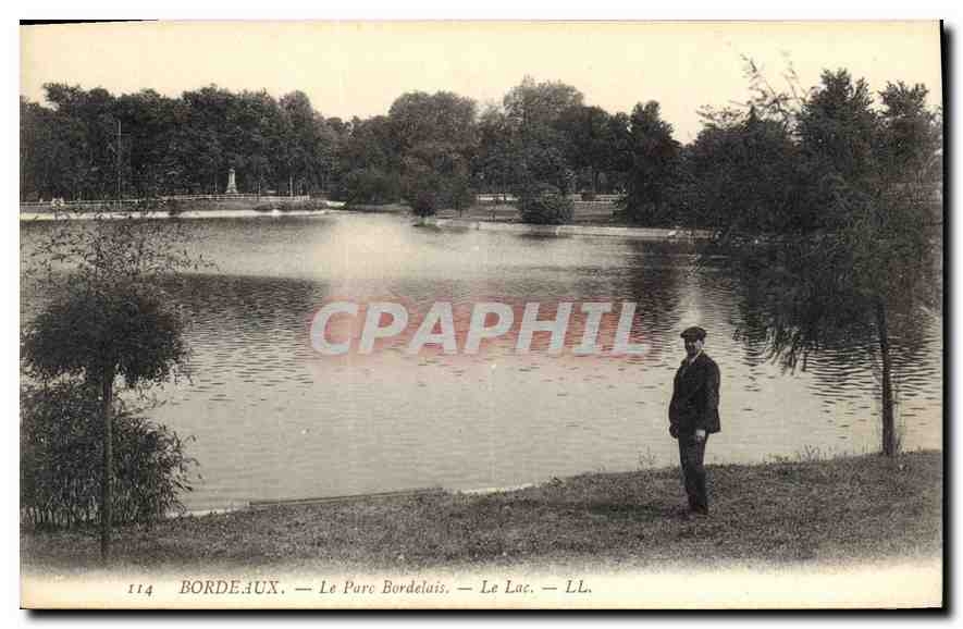 CPA Bordeaux Le Parc Bordelais le Lac