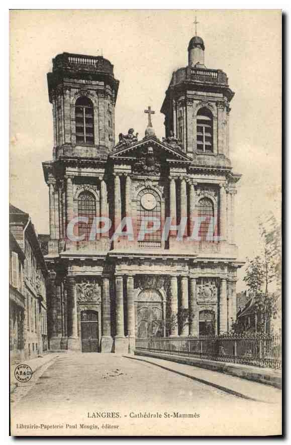 CPA Langres Cathedrale St Mammes
