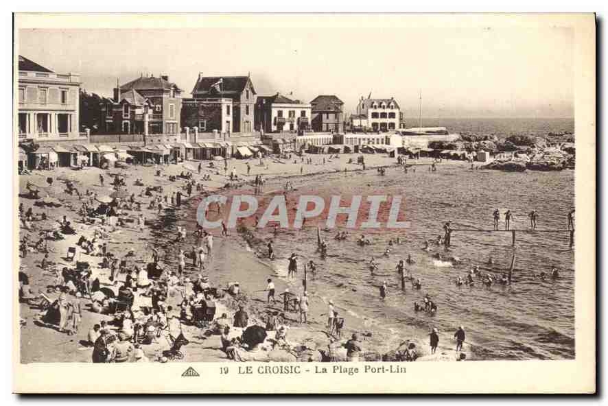 CPA Le Croisic La Plage Port Lin