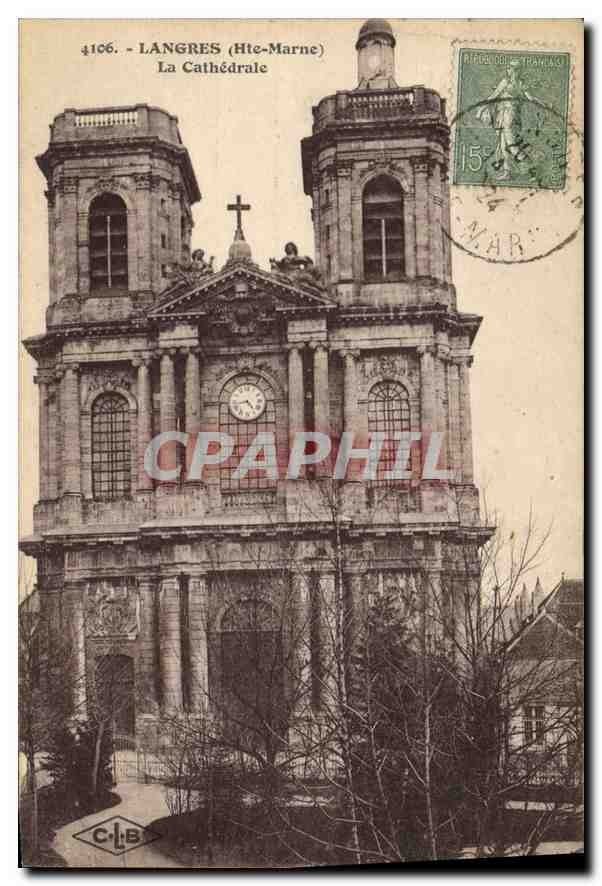 CPA Langres (Hte Marne) La Cathedrale