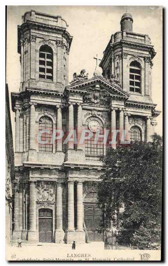 CPA Langres Cathedrale Saint Mammes