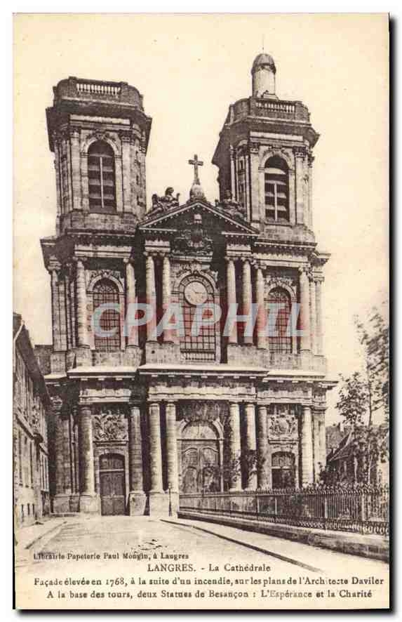 CPA Langres La Cathedrale