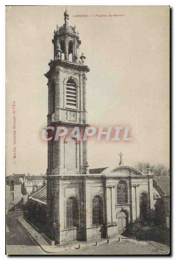 CPA Langres L'Eglise St Martin