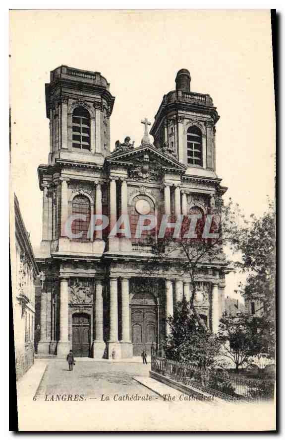 CPA Langres La Cathedrale