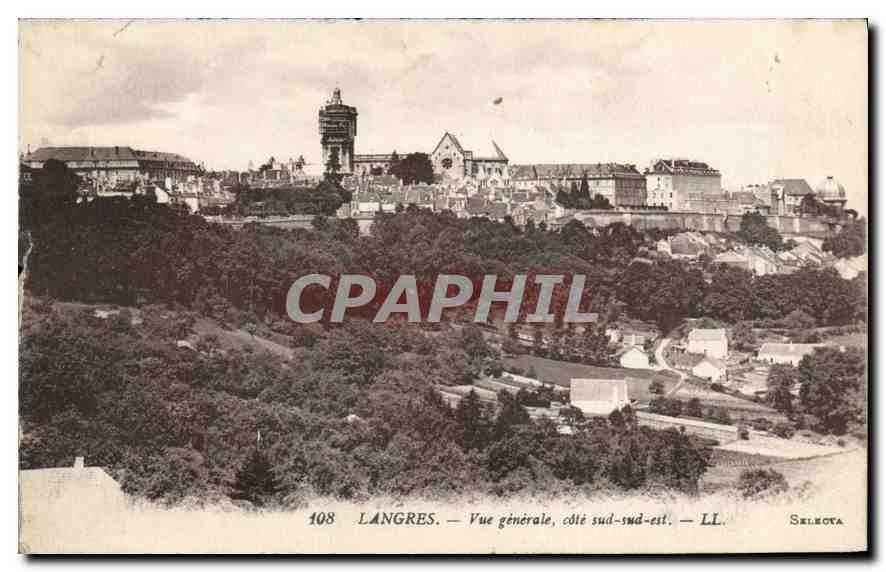 CPA Langres Vue generale cote sud est