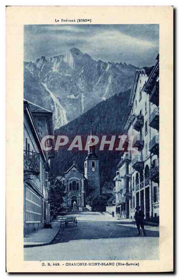 CPA Chamonix Mont Blanc (Hte Savoie) Brevent (2525 m)