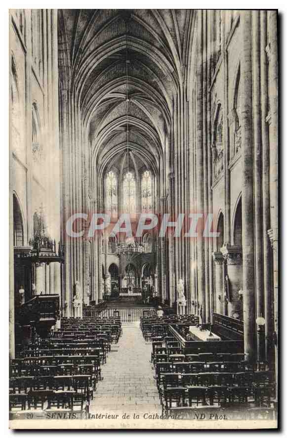 CPA Senlis (Oise) Interieur de la Cathedrale
