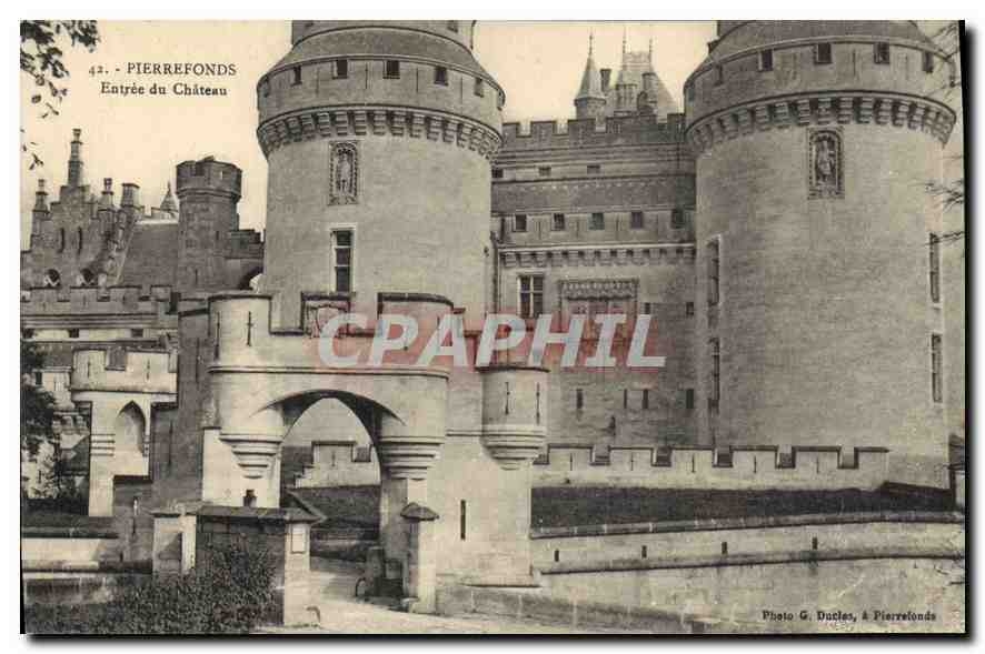 CPA Pierefonds Entree du Chateau