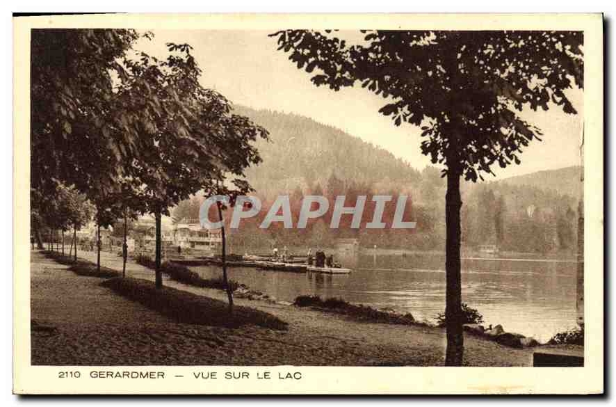 CPA Gerardmer Vue sur le Lac
