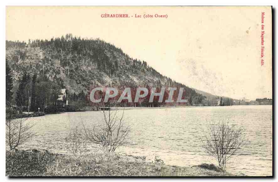 CPA Gerardmer Lac (cote Ouest)
