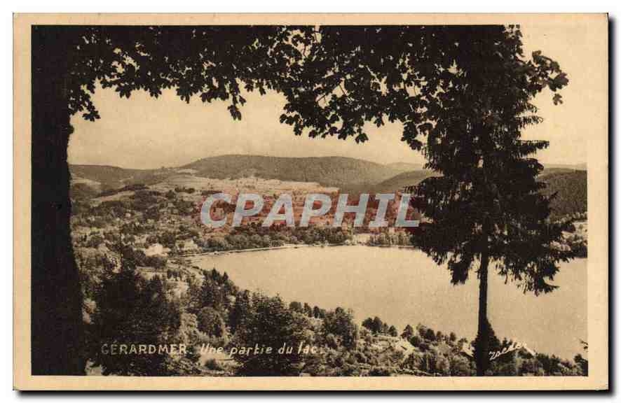 CPA Gerardmer Une Partie du Lac