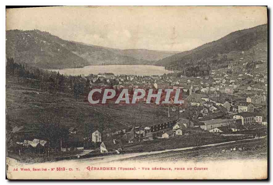 CPA Gerardmer (Vosges) Vue generale prise du Costet
