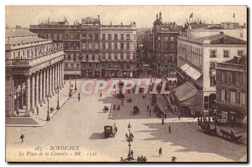 CPA Bordeaux La Place de la Comedie