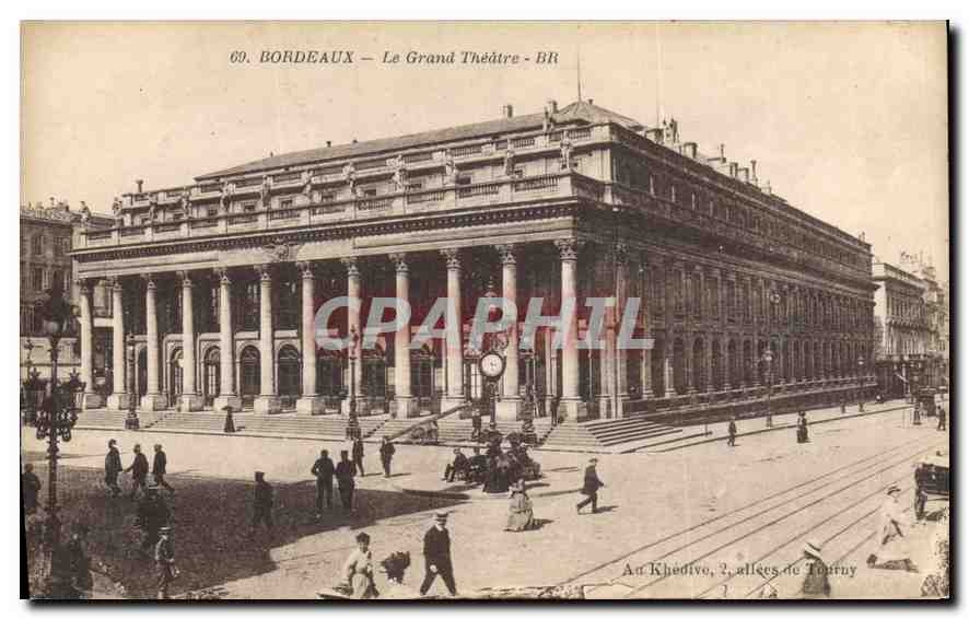 CPA Bordeaux Le Grand Theatre
