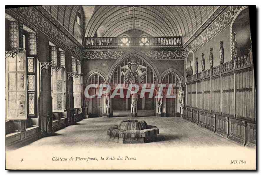 CPA Chateau de Pierrefonds La Salle des Preux