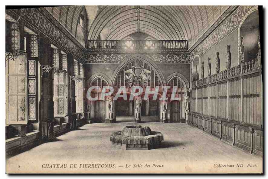 CPA Chateau de Pierrefonds La Salle des Preux
