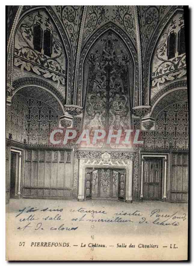 CPA Pierrefonds Le Chateau Salle des Chevaliers