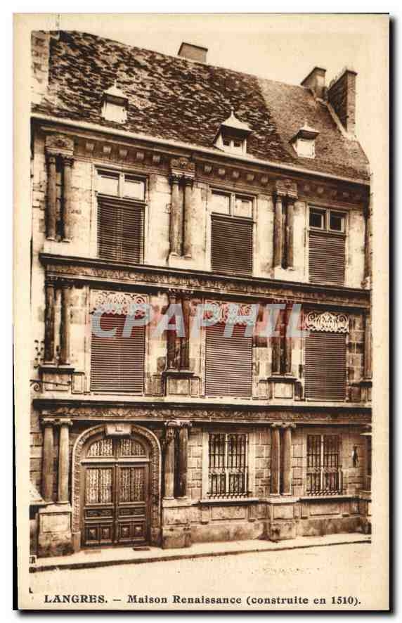 CPA Langres Maison Renaissance