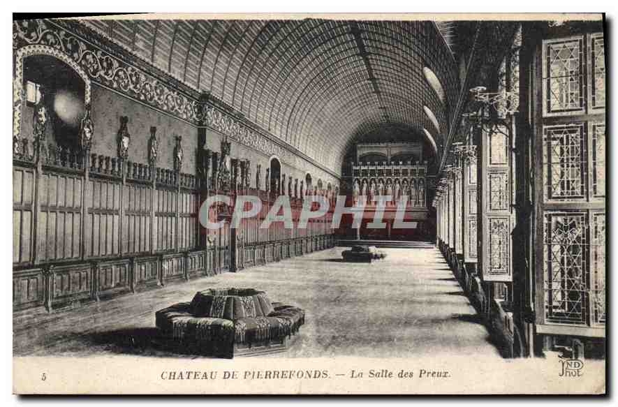 CPA Chateau de Pierrefonds la Salle des Preux
