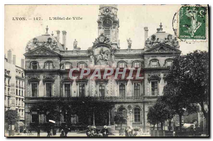 CPA Lyon L'hotel de Ville