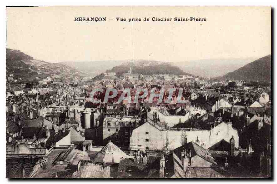 CPA Besancon Vue prise du Clocher Saint Pierre