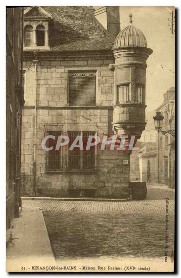 CPA Besancon les Bains Maison Rue Pasteur
