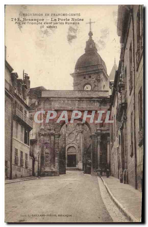 CPA Besancon La porte Noire