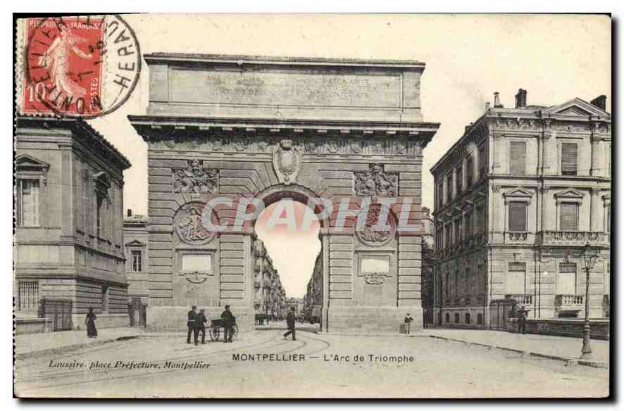 CPA Montpellier L'Arc de Triomphe