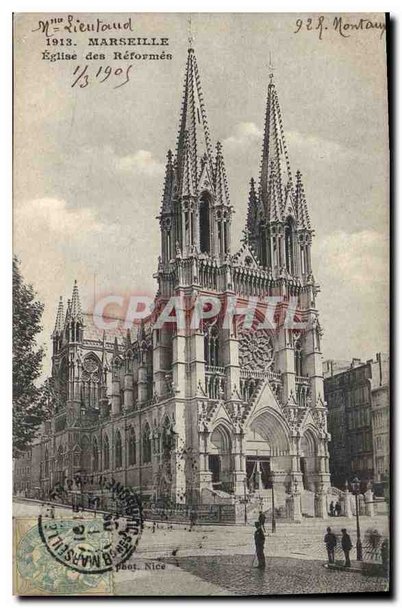 CPA Marseille Eglise des Reformes